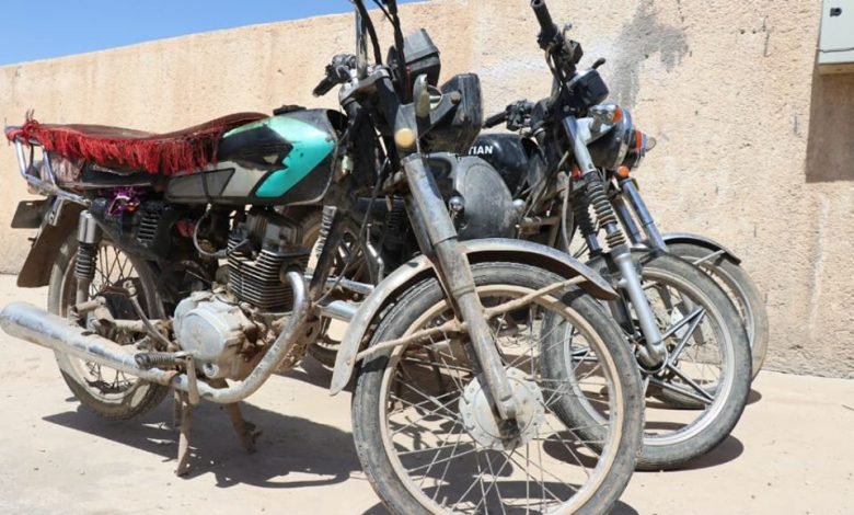 حملة لمصادرة الدراجات النارية المخالفة في حلب 2 دراجات نارية 780x470 1