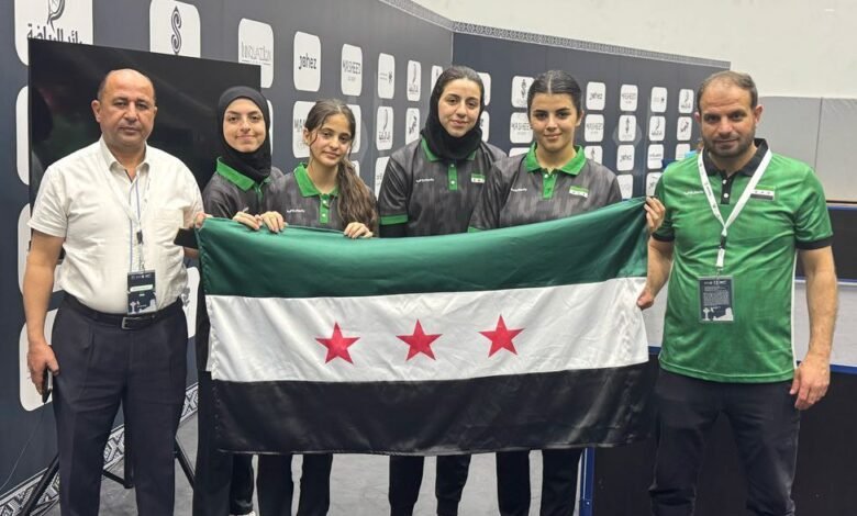 سيدات سوريا إلى نهائيات كأس العالم بكرة الطاولة 2 IMG 20250427 211439 061 780x470 1