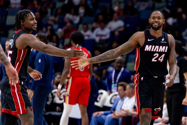 ميامي هيت يصنع التاريخ في دوري كرة السلة الأميركي للمحترفين 2 MT1USATODAY25907929 1744451222
