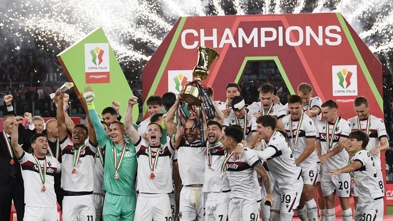 كأس إيطاليا: بولونيا يتوج بثالث لقب في تاريخه 2 AFP 20250514 46QD8R8 v5 Preview TopshotFblItaCupMilanBologna