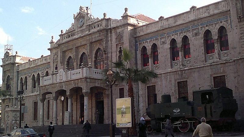 الخط الحديدي الحجازي يرسم ملامح أفق جديد 2 Hejaz Railway Station Damascus 4