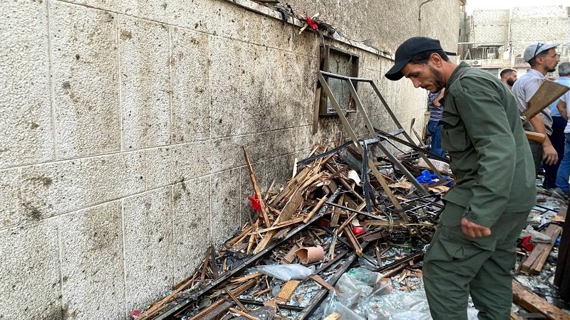 قوات الأمن السورية تفجر مخلفات حرب في دمشق