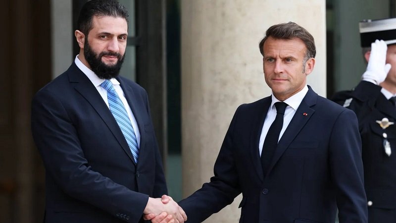 ماكرون يؤكد للشرع التزام بلاده بسيادة سوريا