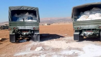 الجيش اللبناني يضبط 64 مليون حبة كبتاغون في بعلبك