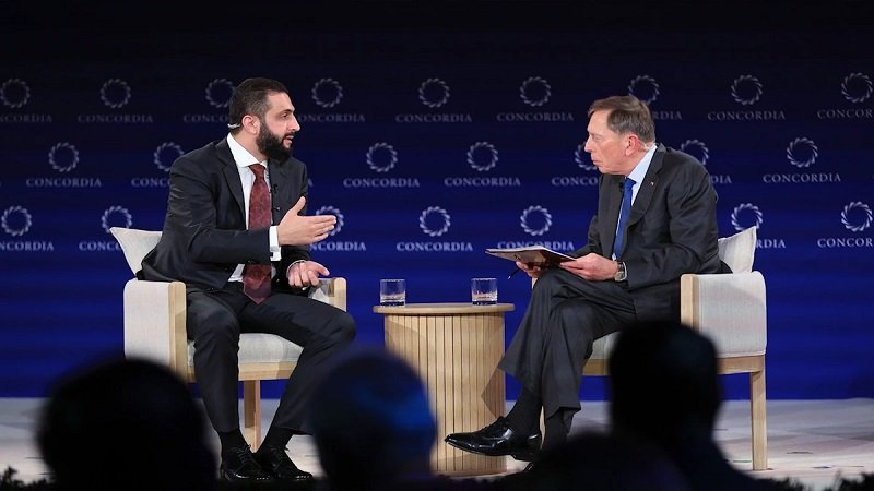 الشرع يدعو من نيويورك إلى رفع العقوبات رسمياً عن سوريا 2 2 2