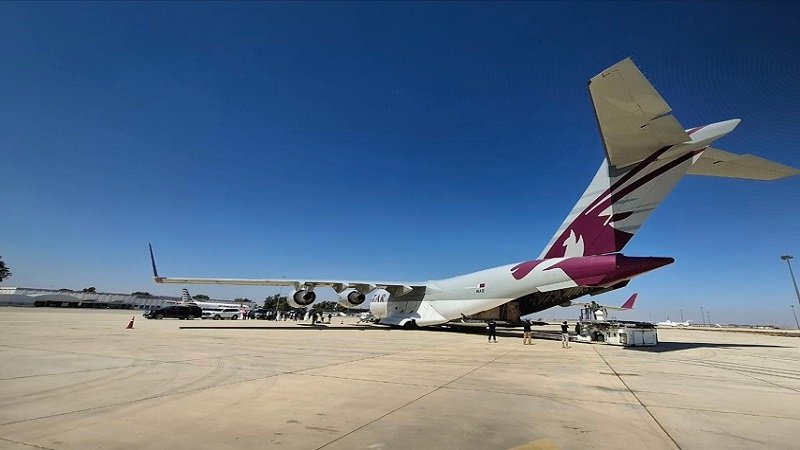 وصول طائرة مساعدات قطرية إلى مطار دمشق الدولي 2 638928654423770829