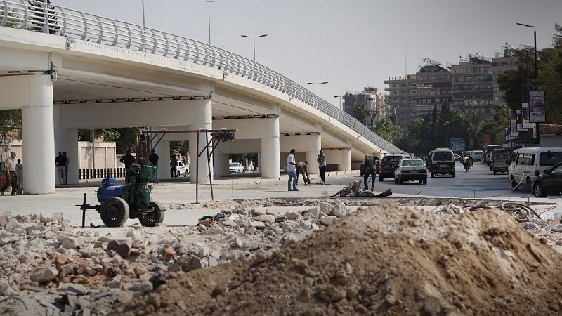 إنجاز 90 % من مشروع تأهيل عقدة الفيحاء في دمشق 2 IMG 2578 scaled 1