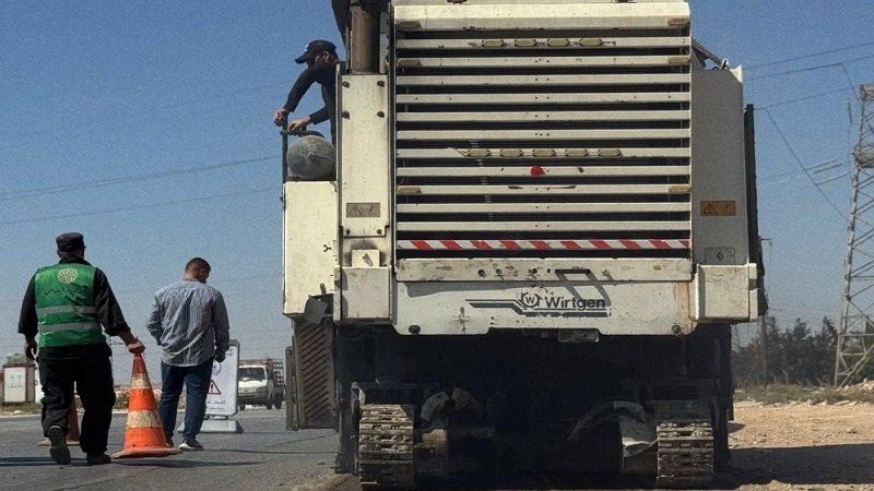 حلب تطلق مشروع صيانة وتجميل المداخل الرئيسية للمدينة 2 Street restoration