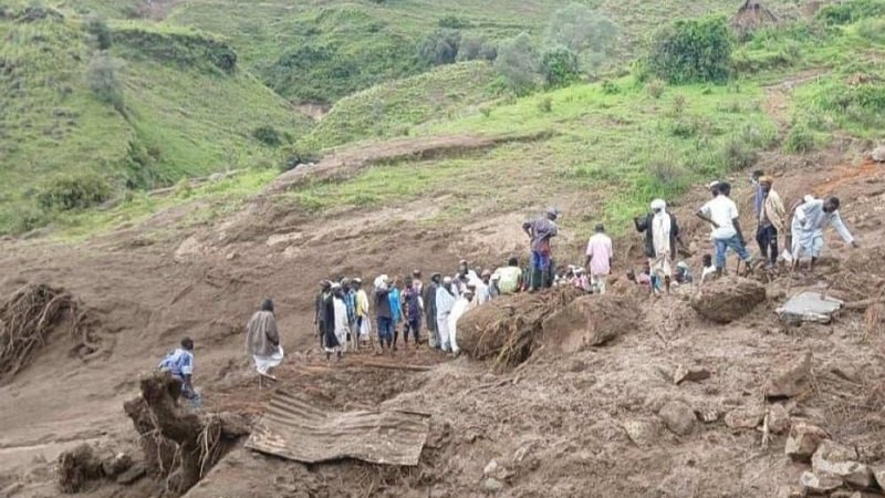 انزلاق جبلي يبتلع قرية بأكملها في السودان!