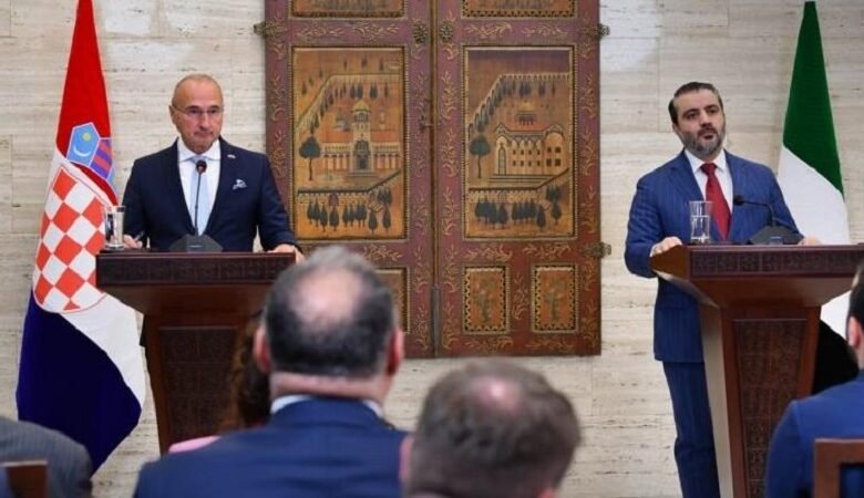 سوريا وكرواتيا تعلنان بدء "فصل جديد" في العلاقات 1 سوريا وكرواتيا تعلنان بدء "فصل جديد" في العلاقات