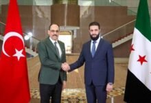 الشرع يلتقي رئيس المخابرات التركية في دمشق