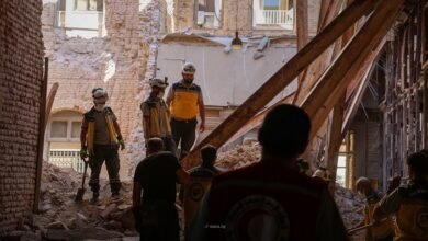 مصرع عاملين بانهيار لسقف مبنى "السرايا" وسط دمشق