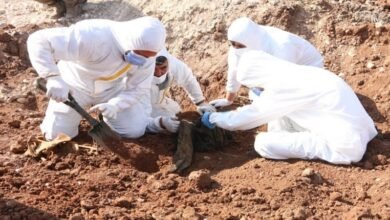 الأمن الداخي يعثر على مقبرة جماعية في ريف حمص