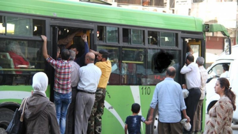 حياة الركاب في مهبّ الريح.. تحديات النقل العام في حلب 2 bas nql dakhly