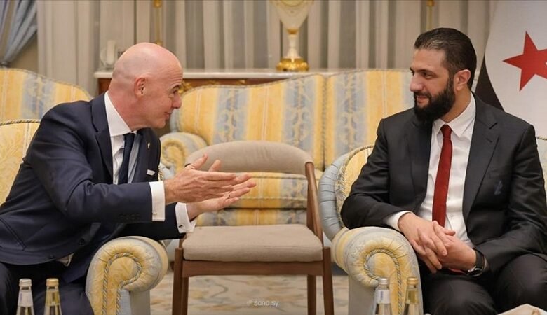 الرئيس السوري يلتقي رئيس "الفيفا" بالرياض