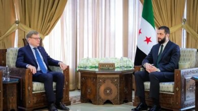 الرئيس الشرع يلتقي الوزير الاتحادي للشؤون الخارجية الألمانية 12 الرئيس الشرع يلتقي الوزير الاتحادي للشؤون الخارجية الألمانية