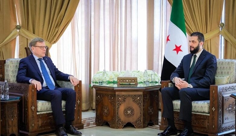الرئيس الشرع يلتقي الوزير الاتحادي للشؤون الخارجية الألمانية