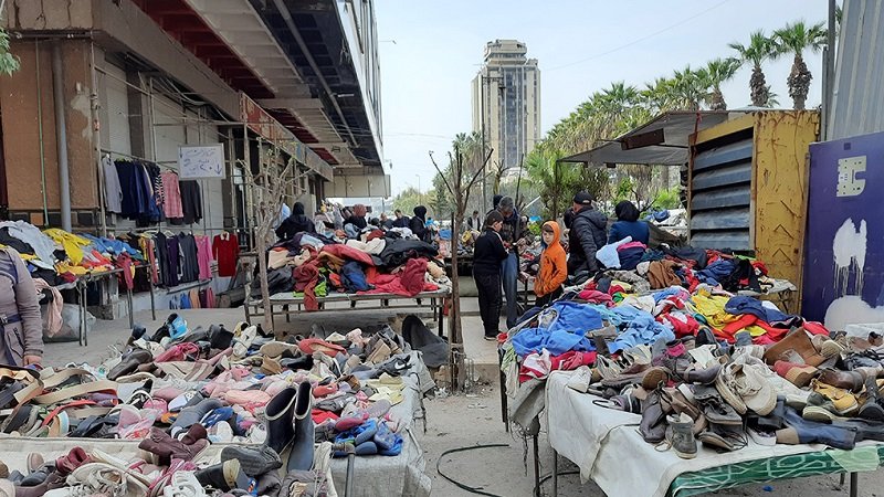 كيف فرضت "البالة" نفسها على جيوب الحلبيين؟ 2 سوق باب جنين لبيع البالة في حي باب جنين بحلب فوكس حلب