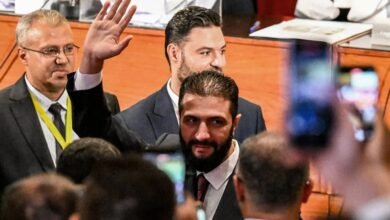 الشرع يتوجه إلى البرازيل للمشاركة في مؤتمر «كوب 30» 14 الشرع يتوجه إلى البرازيل للمشاركة في مؤتمر «كوب 30»