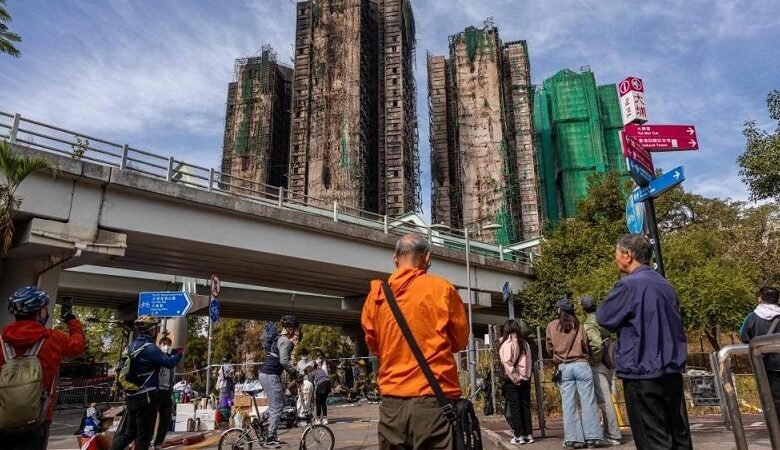 ارتفاع حصيلة قتلى حريق هونغ كونغ إلى 128 قتيلاً