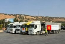 قيرغيزستان ترسل أكثر من 150 طناً من المساعدات إلى سوريا 16 قيرغيزستان ترسل أكثر من 150 طناً من المساعدات إلى سوريا
