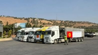 قيرغيزستان ترسل أكثر من 150 طناً من المساعدات إلى سوريا 12 قيرغيزستان ترسل أكثر من 150 طناً من المساعدات إلى سوريا