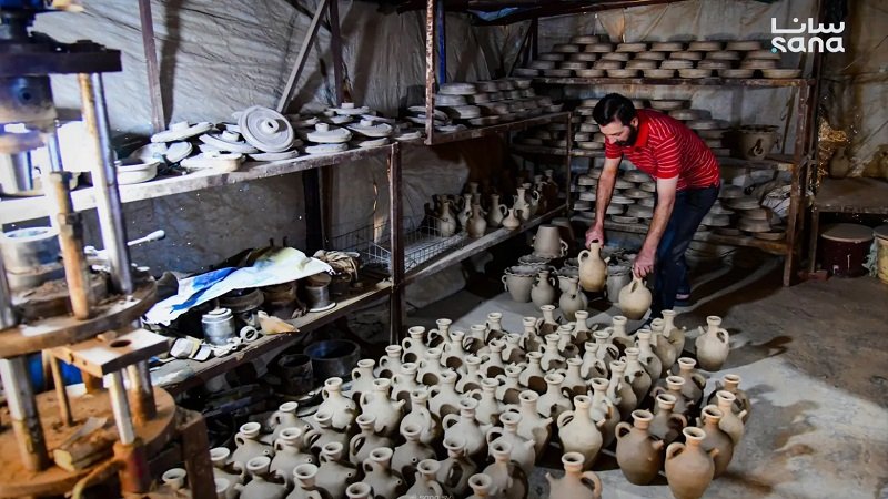 الفخار السوري…حرفة أصيلة تتجدد بين التراث والإبداع 2 NSR 0626 sننcaled 1