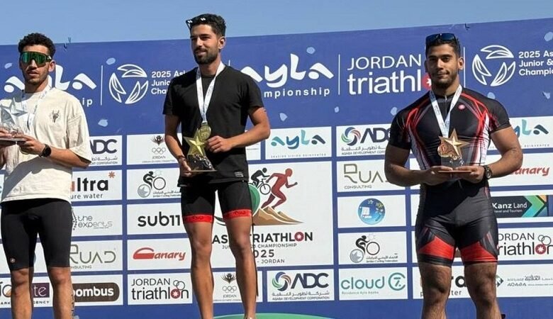 سوريا تحصد 3 ذهبيات في بطولة آسيا للترياثلون بالأردن