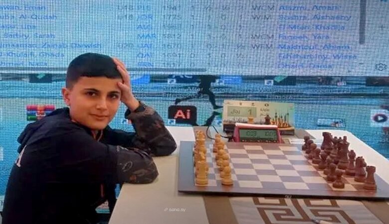 السوري مازن فندي يتوج بلقب بطولة العرب للشطرنج السريع