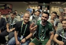 الشرع للاعبي المنتخب السوري: "شو هالهدف المرتب والحلو".. 16 الشرع للاعبي المنتخب السوري: "شو هالهدف المرتب والحلو"..