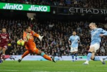 هالاند يقود مانشستر سيتي إلى صدارة الدوري الإنجليزي