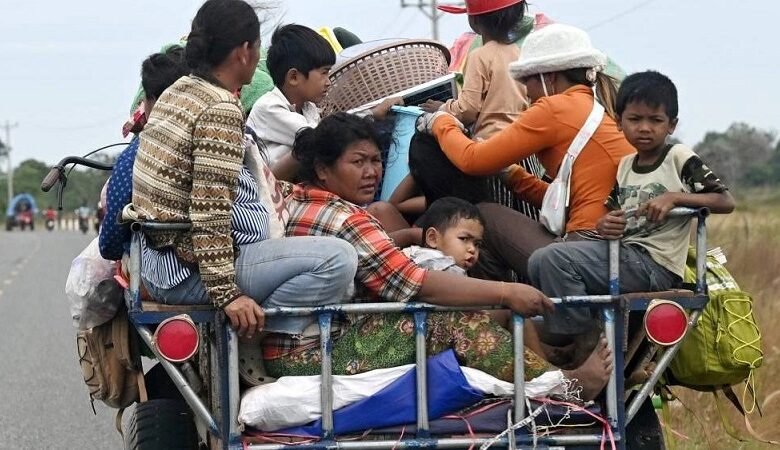 500 ألف شخص يهربون جراء المواجهات بين كمبوديا وتايلاند