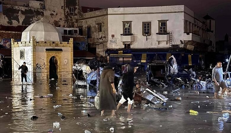 الفيضانات في آسفي المغربية تحصد أرواح 37 شخصاً