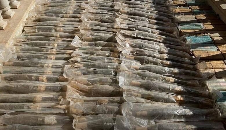 سوريا تحبط تهريب شحنة أسلحة إلى لبنان 1 سوريا تحبط تهريب شحنة أسلحة إلى لبنان