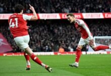 آرسنال يفوز على برايتون ويتصدر الدوري الإنكليزي