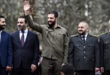 الرئيس الشرع يحضر العرض العسكري الخاص بذكرى التحرير