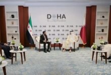 الشرع يلتقي أمير قطر على هامش منتدى الدوحة 2025