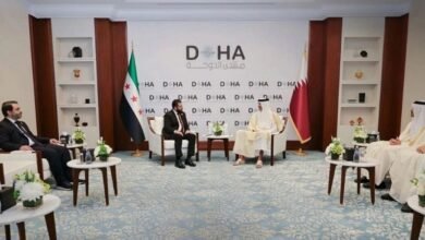 الشرع يلتقي أمير قطر على هامش منتدى الدوحة 2025