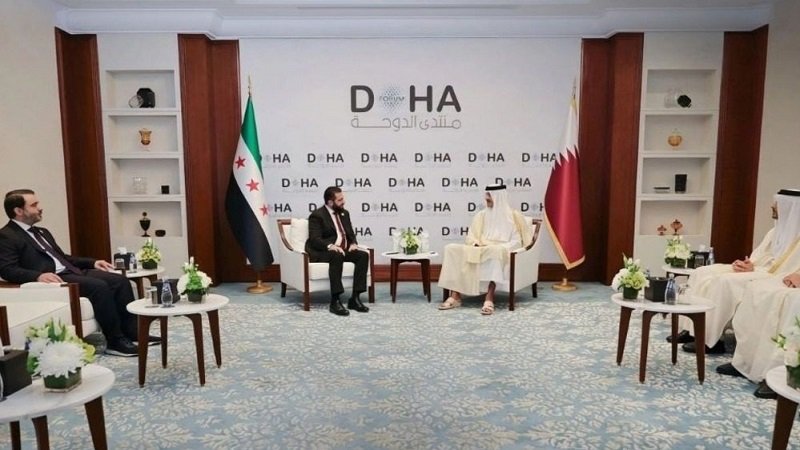 الشرع يلتقي أمير قطر على هامش منتدى الدوحة 2025 2 President Sharia rfr6pqolm5slbqf0548ffgi4tn1rymv3bn8pltvtcc