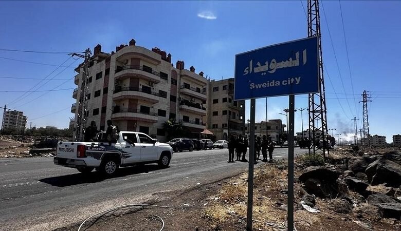 مسلحون يهاجمون قوات الأمن السورية في السويداء 1 مسلحون يهاجمون قوات الأمن السورية في السويداء