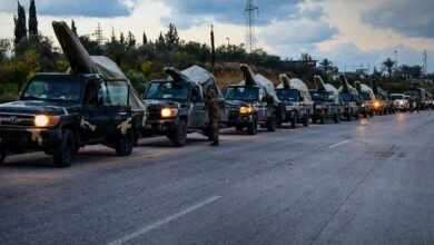 الجيش السوري يرسل تعزيزات إلى الشرق من مدينة حلب 14 2 2