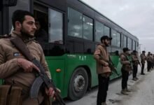 آخر دفعة من عناصر قسد تغادر حي الشيخ مقصود بحلب