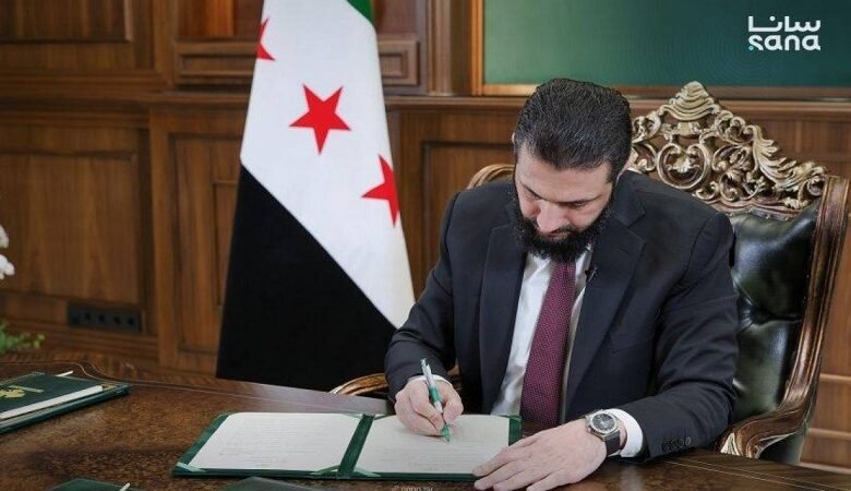 الشرع يصدر مرسوماً يضمن حقوق الأكراد في سوريا