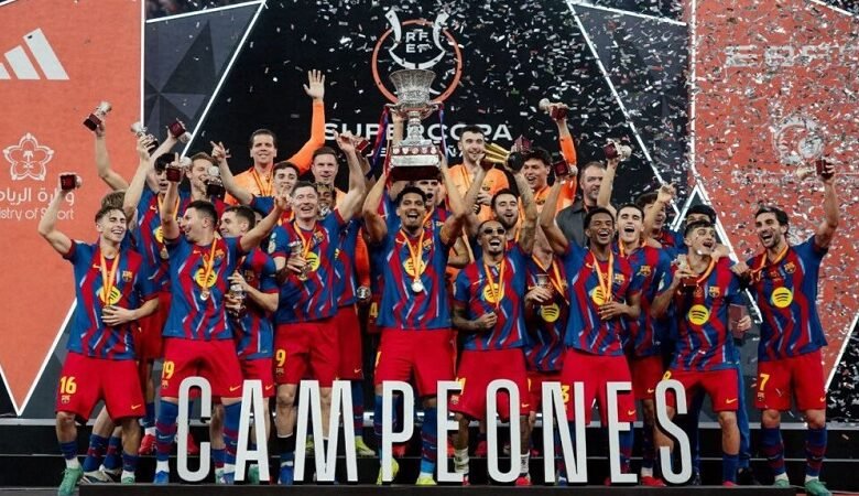 برشلونة يحرز لقب كأس السوبر الإسباني