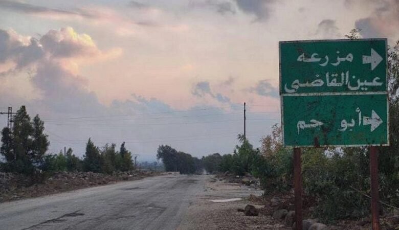 الجيش الإسرائيلي يتوغل مجدداً في ريف القنيطرة 1 الجيش الإسرائيلي يتوغل مجدداً في ريف القنيطرة