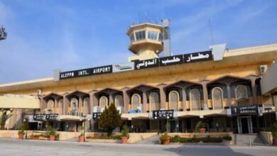 استمرار إغلاق مطار حلب الدولي حتى إشعار آخر
