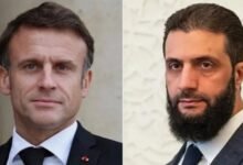 ماكرون يبحث هاتفياً مع الشرع وقف إطلاق النار في سوريا 17 ماكرون يبحث هاتفياً مع الشرع وقف إطلاق النار في سوريا