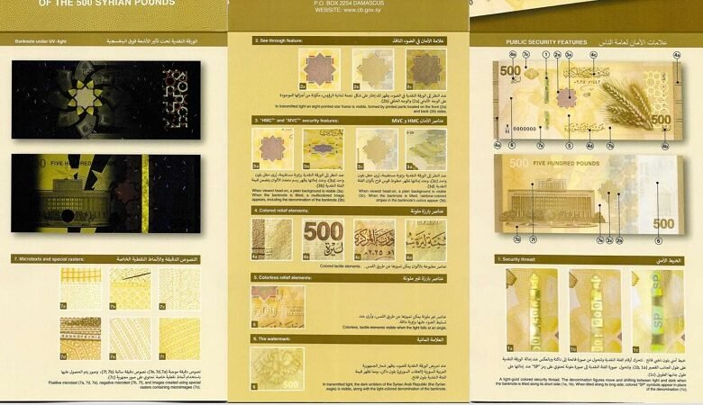 ما هي علامات أمان العملة السورية الجديدة؟ 1 ما هي علامات أمان العملة السورية الجديدة؟