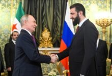 بوتين يشيد بالشرع لجهوده في استعادة وحدة أراضي سوريا