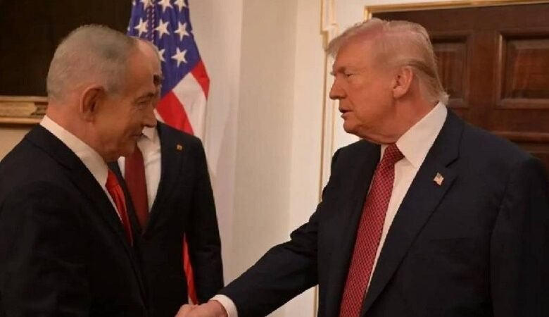 اجتماع ترامب ونتنياهو بلا صور ولا أسئلة.. ما السر؟ 1 اجتماع ترامب ونتنياهو بلا صور ولا أسئلة.. ما السر؟